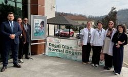 Normal doğum Gümüşova'da anlatıldı