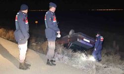 Otomobil şarampole takla attı: 1 yaralı