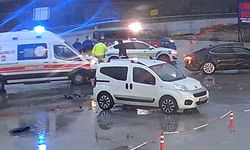 Otomobilin 60 metre boyunca defalarca takla attığı kaza kamerada