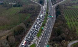 Otoyolda bayram yoğunluğu artarak devam ediyor
