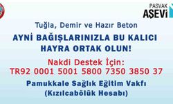 PASVAK ve Tavas Belediyesi iş birliğiyle Kızılcabölük'e aşevi