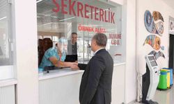 Rektör Altun'dan hastane personeline ziyaret