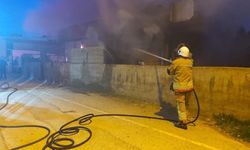 Reyhanlı'da konteyner alevlere teslim oldu