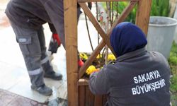 Sakarya'da caddeler, parklar ve camiler bayrama hazır hale geldi