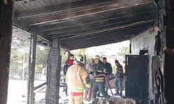 Samandağ'da müstakil evde yangın çıktı