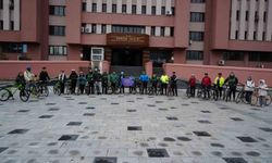 Samsun'da Yeşilay Haftası'nda pedallar sağlıklı yaşam için döndü