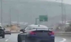 Sancaktepe'de sosyal medyada tehlikeli sürüş anını paylaşan sürücünün ehliyetine el konuldu