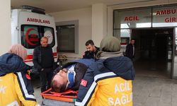 Şarampole yuvarlanan aracın sürücüsü yaralandı