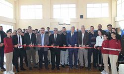 Serik'te 'ebru, hat ve naht' sanat sergisi açıldı