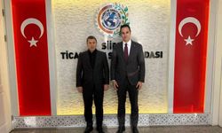 Siirt TSO Başkanı Güven Kuzu, DYP Genel Başkanı Küpeli ile bir araya geldi