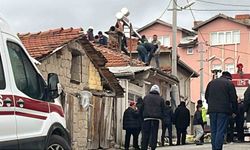 Tavşanlı'da tek katlı evde yangın