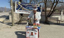 Tokat'ta iftara yetişme telaşı kazaya dönüşmesin diye 'ikram noktası' kuruldu