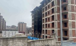 Tokat'ta inşaatta çıkan yangın korkuttu