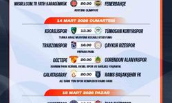 Trendyol Süper Lig'de 26-27. hafta programları açıklandı