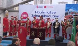 Ümraniye'de Hacı İsmail ve Zehra Alkılıç Camii dualarla ibadete açıldı