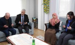 Vali Makas şehit ailelerini yalnız bırakmıyor