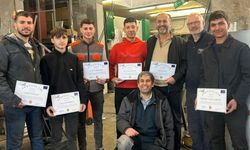 Yenipazarlı genç ustalar Avrupa'dan döndü