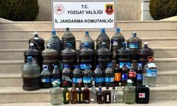 Yozgat'ta Jandarma kaçak alkol operasyonu düzenledi