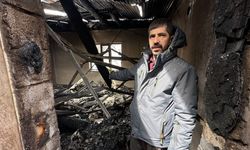 Yüksekova'da çıkan yangında bir ev kullanılamaz hale geldi