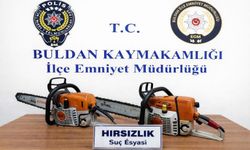 100 bin liralık motorlu testereleri çalan hırsızlar polisten kaçamadı
