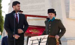 57'nci Alay Sancağı 111 yıl sonra kurulan 57 Alay'a teslim edildi