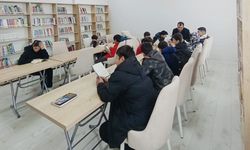 Ağaçören'de öğrenciler kütüphane ile buluştu