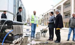 Akpınar Çarşısı'nda temizlik çalışmaları sürüyor