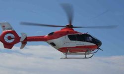 Ambulans helikopter yeni doğan bebek için zamanla yarıştı