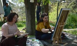 Anadolu Üniversitesi Japon Bahçesinde 'Açık Hava Resim Çalıştayı'