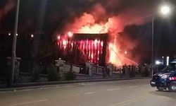 Ankara'da fabrika yangını