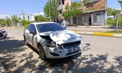Aracın önünü keserek sürücüyü darp ettiler