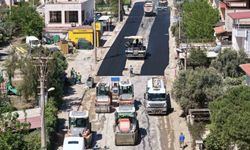 Aydın Büyükşehir Akbük yolunu yeniliyor