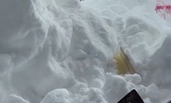 Bahar ayında kış manzarası: Karadağ'da nefes kesen çalışma