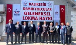 Balıkesir TCDD çalışanlarından geleneksel lokma hayrı