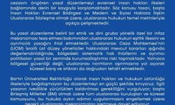 BARÜ'den, İsrail'e yasal düzenleme tepkisi