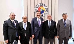 Başkan Dumandağ, TOBB Başkanı Hisarcıklıoğlu ile bir araya geldi