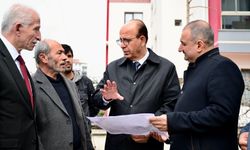 Başkan Geçit, Tecde Mahallesi'ndeki yol yenileme çalışmalarını inceledi