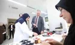 Başkan Taban'dan İNESMEK kursiyerlerine ziyaret