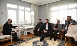 Başkanı Özlü'den hastalara moral ziyareti