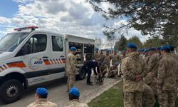 Bingöl'de jandarma personeline enkazda arama kurtarma eğitimi