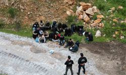 Bodrum'da 6'sı çocuk 21 düzensiz göçmen yakalandı