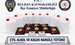 Buldan'da kaçak alkol ve tütün operasyonu düzenlendi