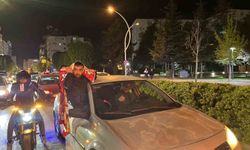 Çorum'da Galatasaray taraftarları derbi galibiyetini kutladı