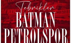 Cumhurbaşkanı Erdoğan'dan Batman Petrolspor'a tebrik mesajı