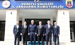 Denizli OSB yönetiminden İl Jandarma Komutanlığına ziyaret