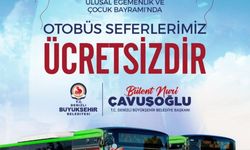 Denizli'de toplu ulaşım 23 Nisan'da ücretsiz olacak