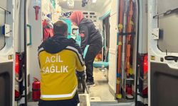 Devrilen motosikletin sürücüsü ağır yaralandı