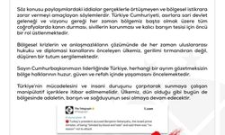 Dezenformasyonla Mücadele Merkezi: ''Türkiye'nin İsrail'e yönelik işgal tehdidinde bulunduğu' yönündeki iddialar tamamen asılsızdır'