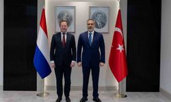 Dışişleri Bakanı Hakan Fidan, Hollanda Adalet ve Güvenlik Bakanı David Van Weel ile bir araya geldi.