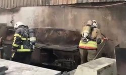 Dörtyol'da tel fabrikasında yangın